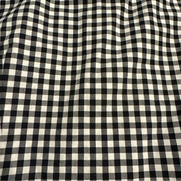 Lauren Ralph Lauren Womens Size 12 Gingham Flip Cuff Peplum Button-Up Shirt - Picture 12 of 14
